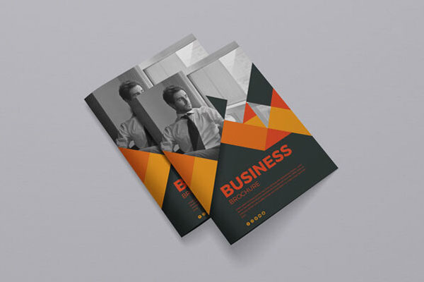 Mockup of 2 Brochures Placed on Each Other