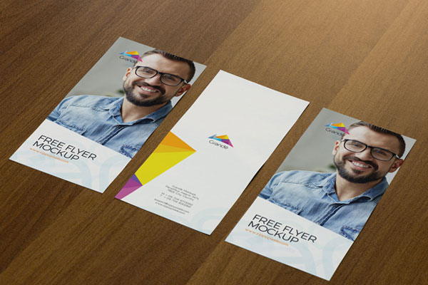 Mockup of 3 Flyers Next to Each Other
