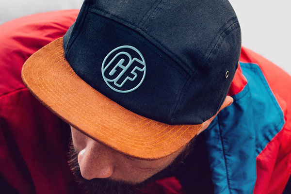 Mockup of a Man Wearing a Cap with Embroidered Logo