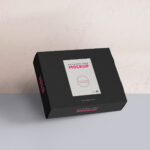 Mockup of a Packaging Box Against the Wall