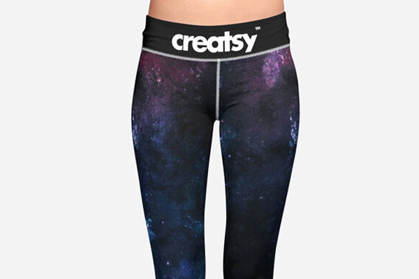 Mockup of a Woman Wearing a Leggings