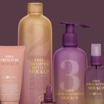 Mockup of Cosmetics Set Featuring Shampoo and Spray Bottle