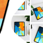 Mockup Scene Creator Including iPad 11 Pro with Plant