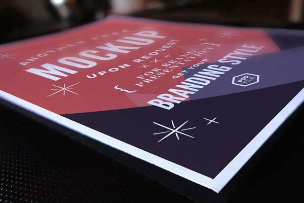 Mockup Showcasing A4 Paper in Two Different Angles