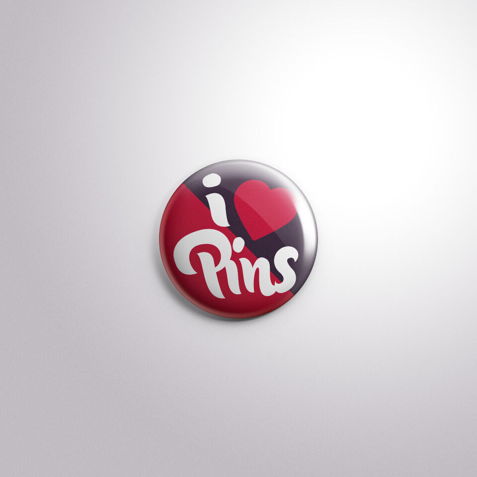 Mockup Showcasing Circular Button Badge