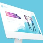 Mockup Showcasing Close-up Side View of iMac 27″