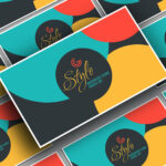 Mockup Showcasing Isometric Style Business Card