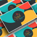 Mockup Showcasing Isometric Style Business Card