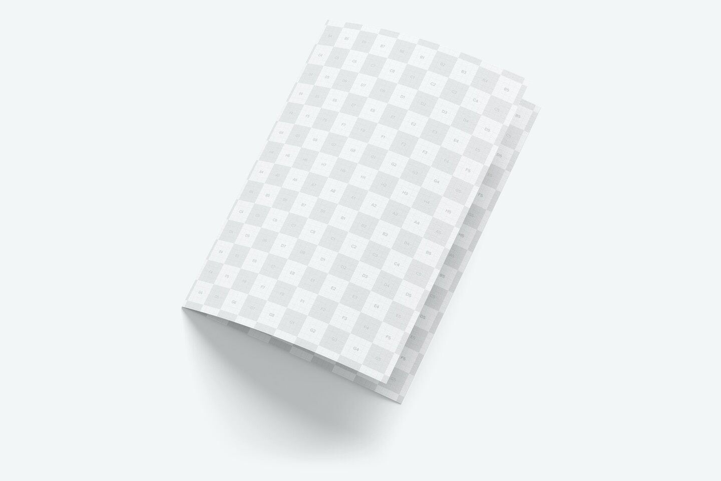 Mockup Showcasing Left Side View of Closed A7 Greeting Card FREE PSD