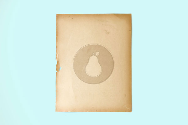 Mockup Showcasing Top View of Vintage Looking Paper
