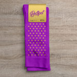 Mockup Showing a Top View of a Pair of Socks