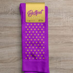 Mockup Showing a Top View of a Pair of Socks