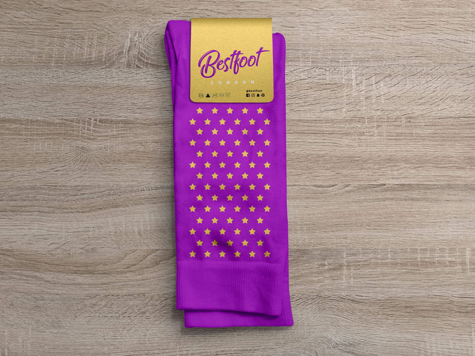 Mockup Showing a Top View of a Pair of Socks FREE PSD