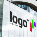 Mockup Showing Logo on a Official Building