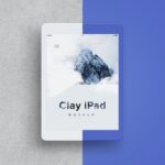 Mockup Showing Top View of iPad 9.7