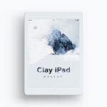 Mockup Showing Top View of iPad 9.7