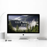 Modern and Minimal Apple iMac Mockup