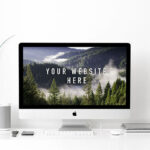 Modern and Minimal Apple iMac Mockup