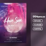 Modern Circle Concert Flyer Template