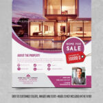 Modern Clean House For Sale Flyer Template and Facebook Cover