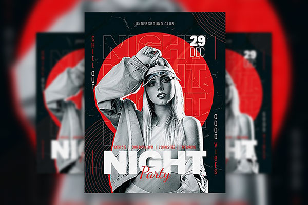Modern Club Flyer / Facebook Cover Template
