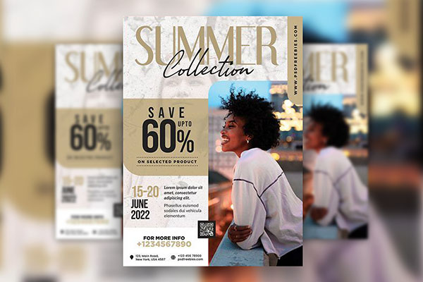 Modern Fashion Sale Flyer Template