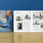 Modern Magazine Cover and Inner Pages Mockup