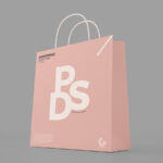 Modern Paper Shopping Bag Mockup