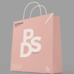 Modern Paper Shopping Bag Mockup