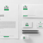 Modern Set of Stationery Branding Mockup
