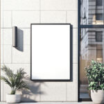 Modern Storefront Outdoor Poster Mockup