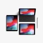 Modern Top View iPad Pro 10.5 Inch Mockup