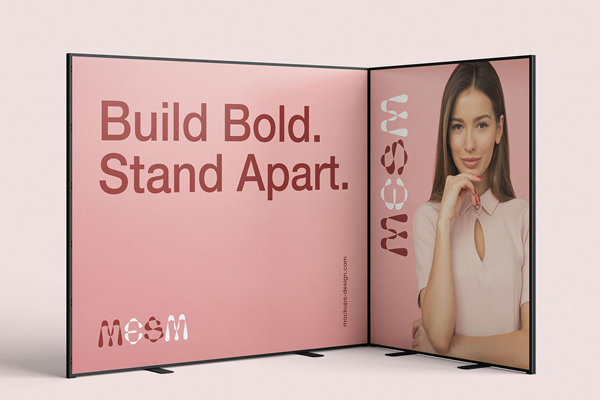 Modular Exhibition Stand Mockup