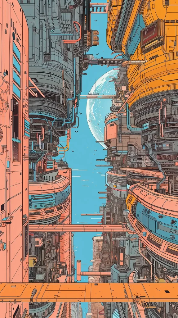 Moebius-Style Hardware Agents ai prompt preview