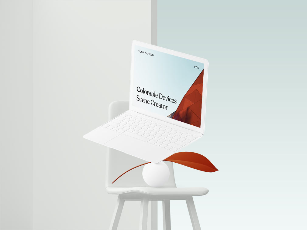 Tablet, laptop and Phone 3 Scene Creator Mockups