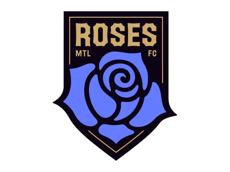 Montreal Roses FC New 2024 Logo