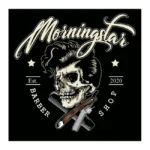 Morningstar Barber Shop Logo