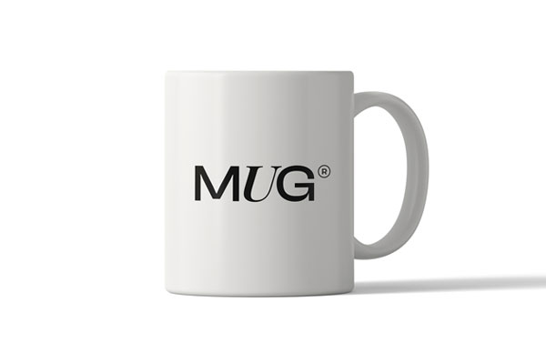 Mug Mockup in Front View
