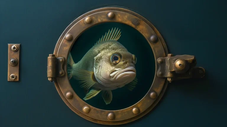 Nautical Fish Window View