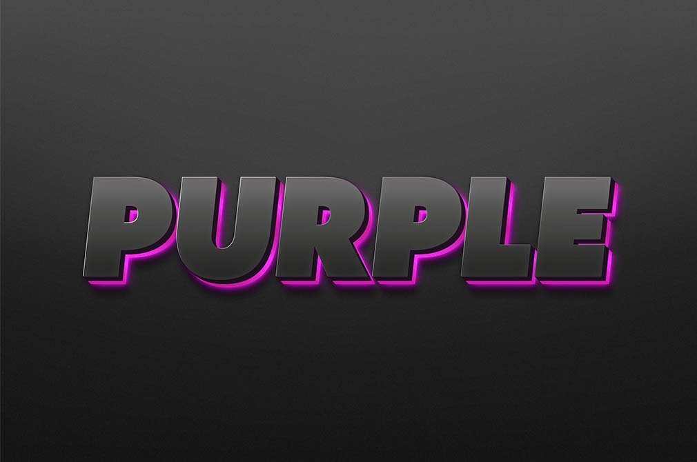 Neon Backlight Vector Text Effect