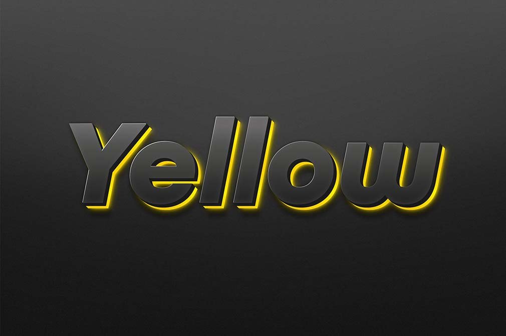 Neon Backlight Vector Text Effect