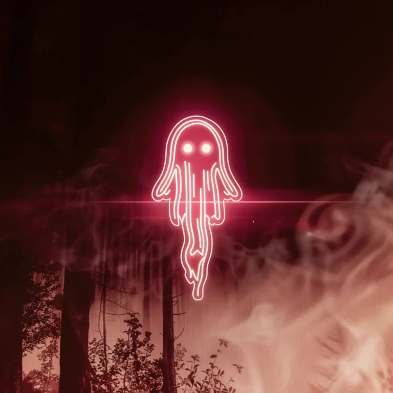 Neon Ghost Logo Chaos ai prompt preview