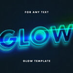 Neon Lettering Text Effect