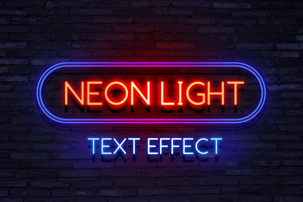 Neon Light Text Effect