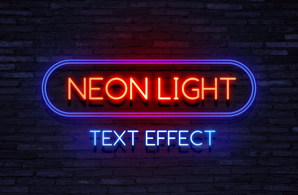 Neon Light Text Effect