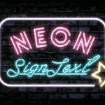 Neon Sign Text Effect