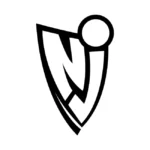 New Jersey Nets 2005 Years Black Logo