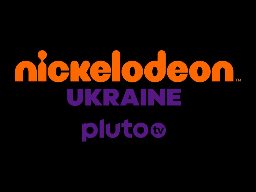 Nickelodeon Ukraine Pluto TV Logo