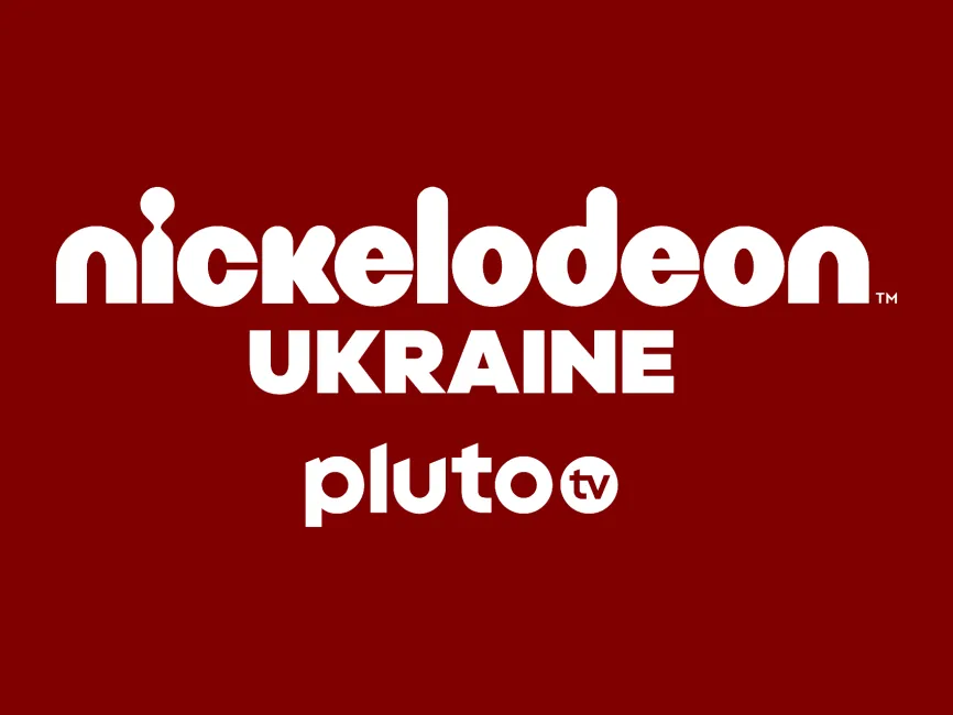 Nickelodeon Ukraine Pluto TV Logo