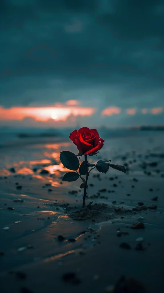 Night Beach Rose Planting
